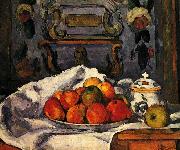 Paul Cezanne Still life, bowl with apples oil painting reproduction